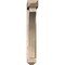 Ekena Millwork Thorton Arts and Crafts Smooth Bracket w/ Offset Brace, Douglas Fir, 5 1/2"W x 28"D x 36"H BKT0604X28X36THR03SDF - alternate 2